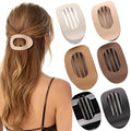 Flat Hair Clips for Women 6Pcs Strong Hold French Claw Clips for Thick or Thin Hair No Slip Grip Hair Claw Clips Hair Accessories for Styling Sectioning & Daily Wear