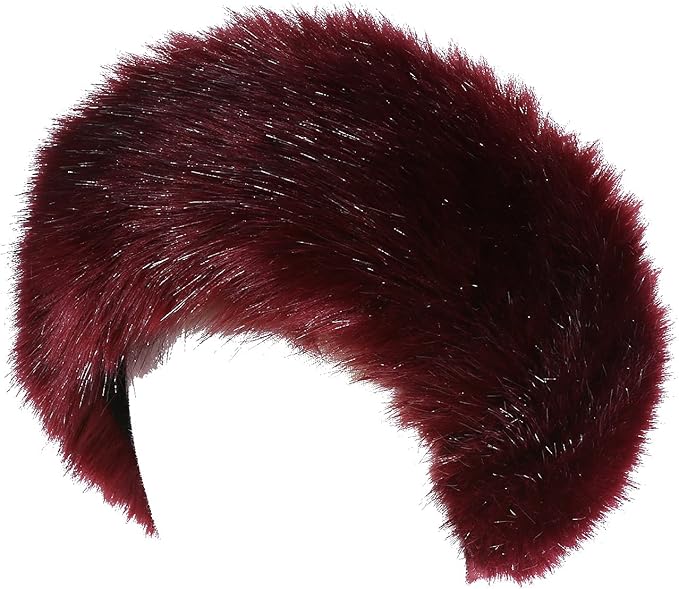sy soul young Faux Fur Headband with Elastic for Women's Winter Earwarmer Earmuff