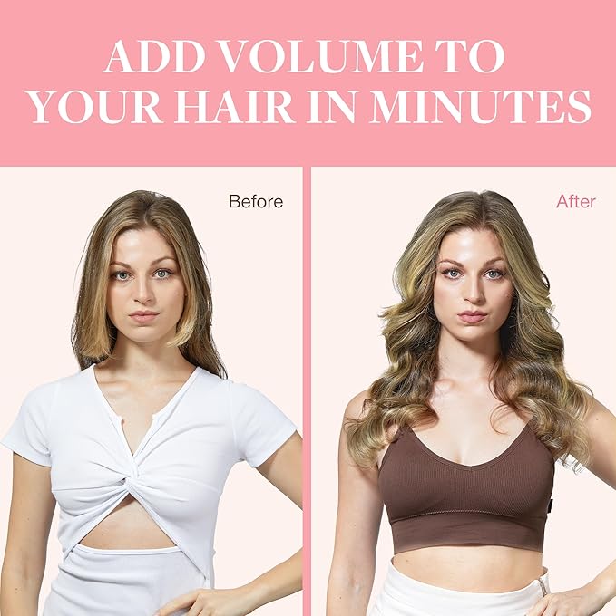 GOO GOO Clip in Hair Extensions Real Human Hair, Remy Human Hair Extensions Clip ins for Women, Natural Human Hair, 20inch 160g 7Pcs, #3/8/613 Balayage Walnut Brown to Ash Brown and Bleach Blonde