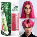 Temporary Hair Styling Color Serum, Green Blue Purple Red Hair Dye Color Gel Washable Natural Instant Hair Color Wax for DIY Hairstyle for Kids Men Women(Red#95)