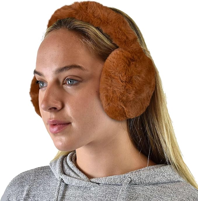 C.C Soft Winter Warm Adjustable Headband Ear Warmer Earmuffs