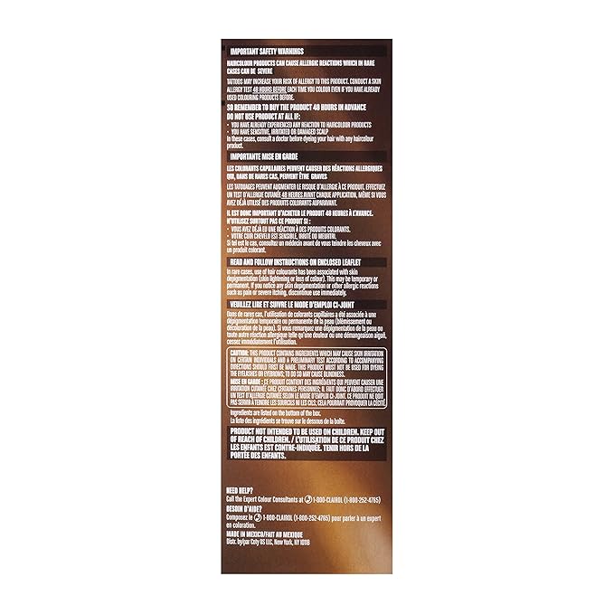 Clairol Nice'n Easy Perfect 10 Permanent Hair Dye, 2 Black Hair Color, Pack of 1