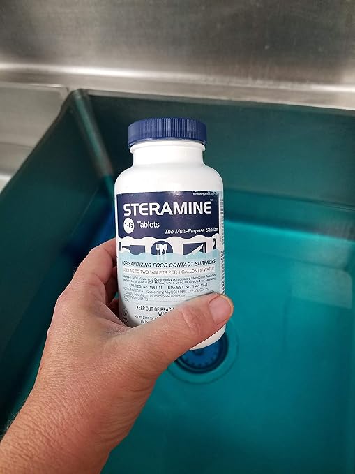Steramine Quat Test Strips for Food Service by FryOilSaver Co., 10 x 15 Litmus Paper, 150x QT-10 Test Strips Measures 0-400 PPM, Color Chart for Testing Steramine Quaternary Tablet Sanitizing Solution