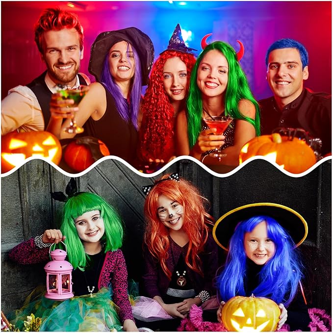 Orange Temporary Hair Dye,Temporary Hair Color Wax,Natural Washable Hair Dye Temp Hair Color for Women Men Kids Party Cosplay Halloween