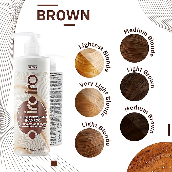 iroiro Color Depositing Shampoo (Brown)