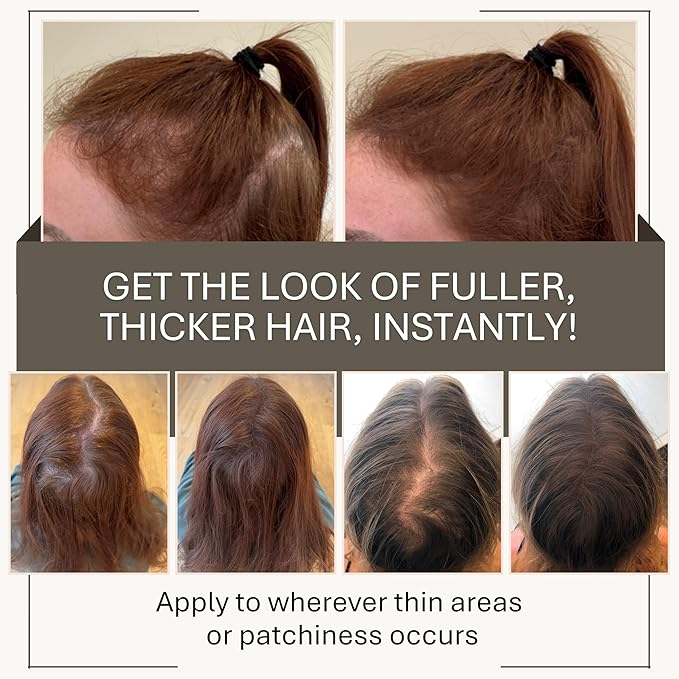 Joan Rivers Great Hair Day Root Touch Up Powder Duo - Fill-in Powder for Thicker, Fuller Looking Hair (Light Blonde)