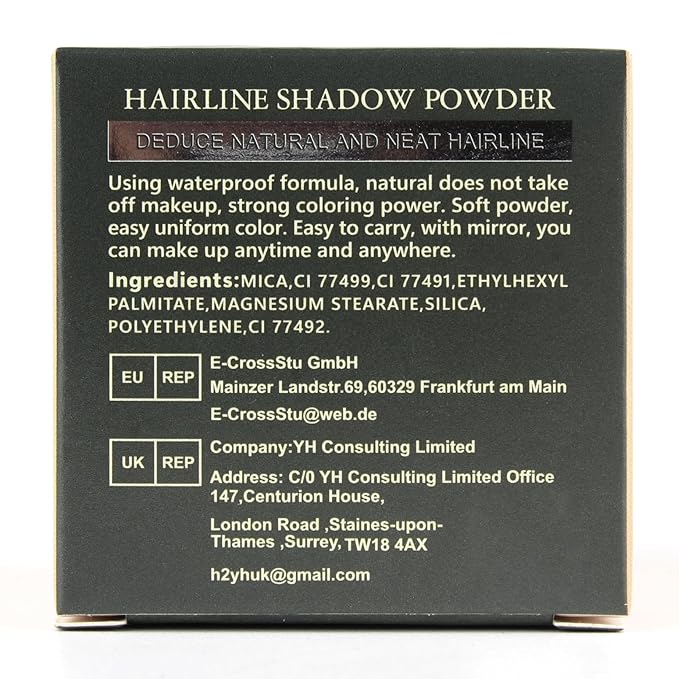 SOVONCARE Instantly Hairline Powder, Hairline Shadow Gray Hair Coverage Touch Up Hair Powder for Thinning Hair for Women Hair Root Touch Up Powder Hair Root Cover Up Conceals Hair Loss Dark Blonde
