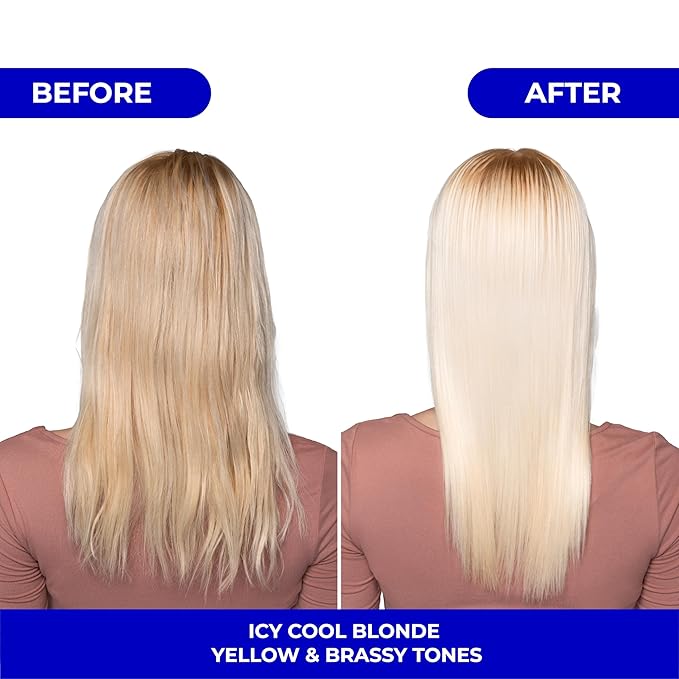 naissant Icy Cool Purple Toning Mask | Ultra High-Purity Pigments | Neutralizes Yellow & Brassy Tones | Hyaluronic Acid, Collagen & Biotin | Paraben, Ammonia & Sulfate Free | 10.1 Fl. Oz