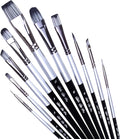 ADIS&Guys 10-Piece Professional Face & Body Painting Brush Set – Ideal for Acrylic, Oil & Watercolors, Perfect for Artists & Kids