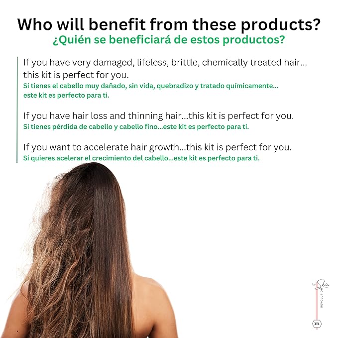 Ritual Botánico Keratina Orgánica | Treatment to Straighten, Repair and Relax Hair | All Natural, Organic & Vegan Ingredients | Product of Colombia | 2 Piece Kit