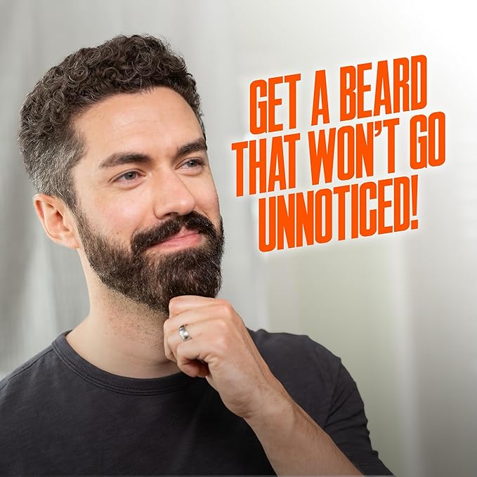 Wild Willies Beard Straightener for Men - 3 Temperature Settings, Tourmaline Ceramic Heated Beard Brush & Hot Comb - Portable, Ionic Technology, Coarse & Curly Hair, 400F - Grooming Tool