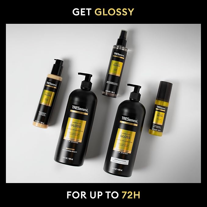 TRESemmé Hydrating & Detangling Cream Serum Lamellar Gloss Ultra Shine Up to 72H 5.7 Fl Oz