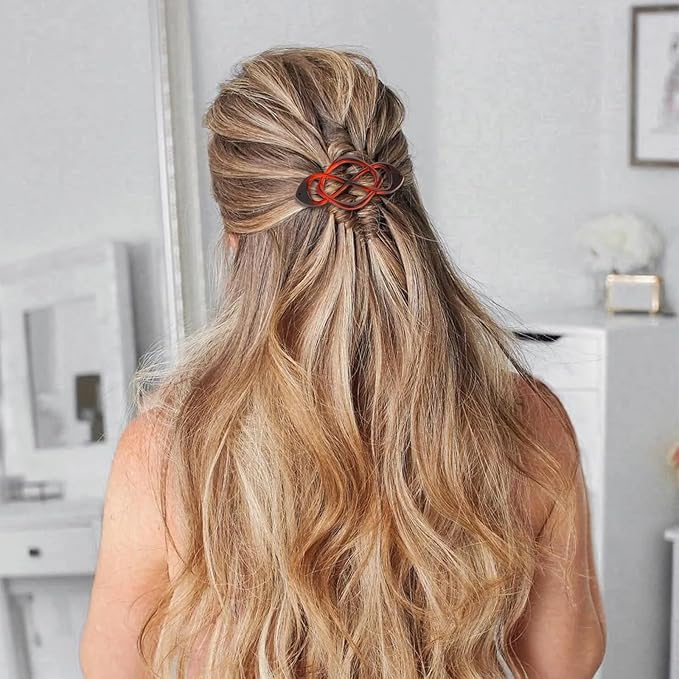 Hair Barrettes for Women 4packs Hair Clips French Barrette Vintage Accessories for Women Girls