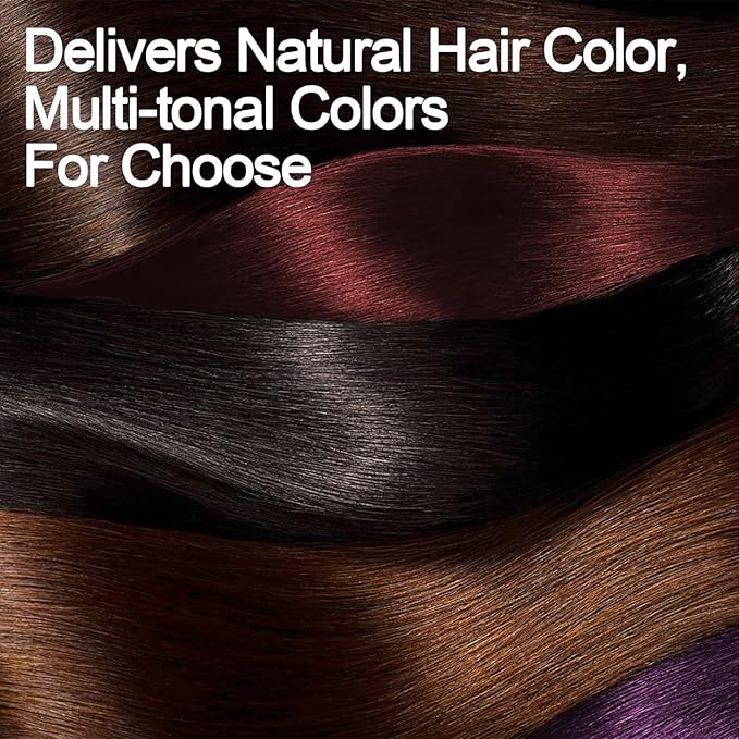 Black Tea Hair Dye Shampoo 3 in 1 for Gray Hair, Long-lasting & Natual Hair Color Shampoo, Herbal Ingredients Natural Shampoo Hair Dye Effect in Minutes, Gifts for Men Women 500ml