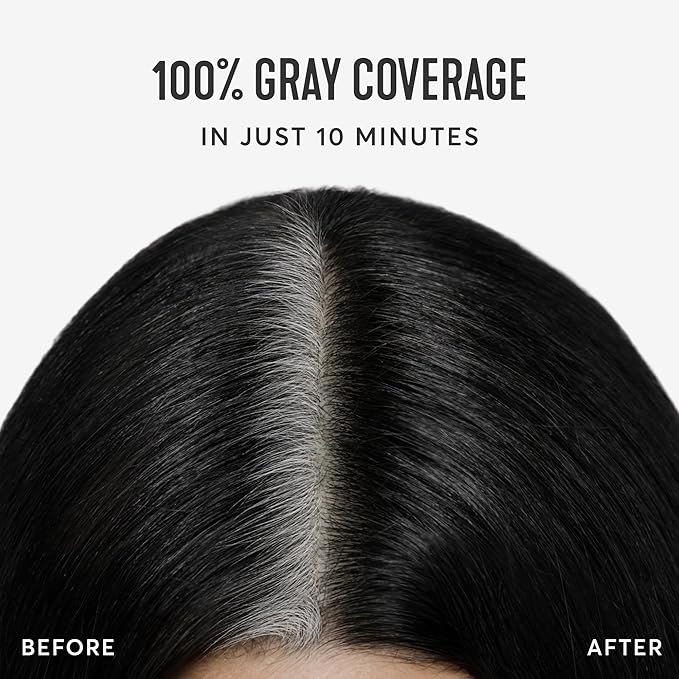 Madison Reed Root Perfection Permanent Root Touch Up, Medium Brown 6N Savoca, 10 Minutes for 100% Gray Root Coverage, Ammonia-Free Hair Dye, Two Applications