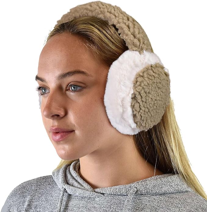 C.C Soft Winter Warm Adjustable Headband Ear Warmer Earmuffs