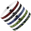 Headbands for Women, 5 PCS Unisex Sports Hair Band, Thin Hair Band Boys & Children, Elastic Headband Men's Sports Non-Slip Headbands, Thin Hair Bands for Football, Yoga, Running