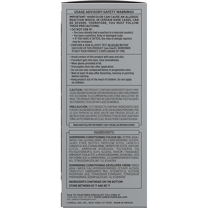L'Oreal Paris Feria Multi-Faceted Shimmering Permanent Hair Color, 60 Crystal Brown (Light Brown), Pack of 2 Hair Dye Kit
