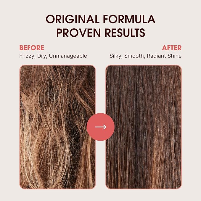 One 'N Only Argan Oil Hair Treatment - Lightweight & Hydrating Hair Oil for Natural, Wigs & Extensions - Shine Enhancing, Heat Protectant & Frizz Control (8 oz, 2pk)