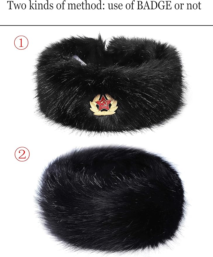 sy soul young Faux Fur Headband with Elastic for Women's Winter Earwarmer Earmuff