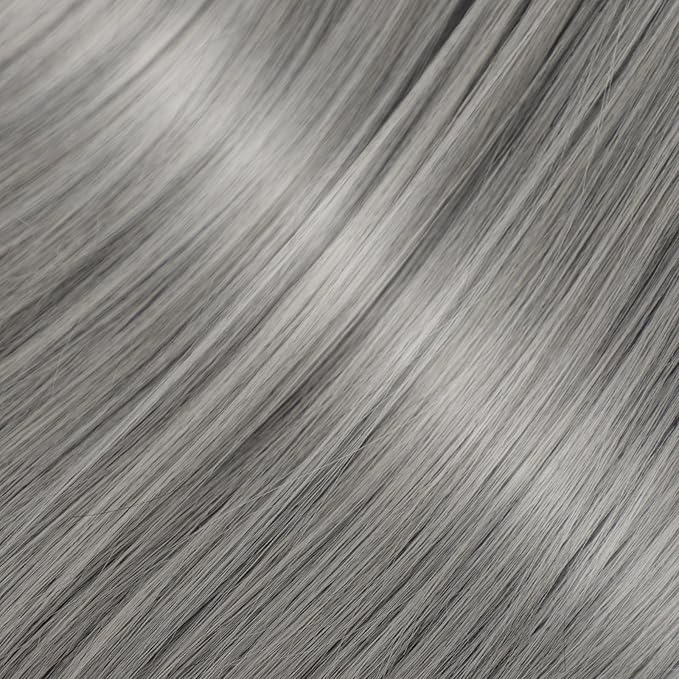 Ash Gray Synthetic Hair Toppers for Women with Thinning 3D 360° Cover Clip in Wispy Bangs Upgraded Adjustable Bandage 18 Inch Long Layered