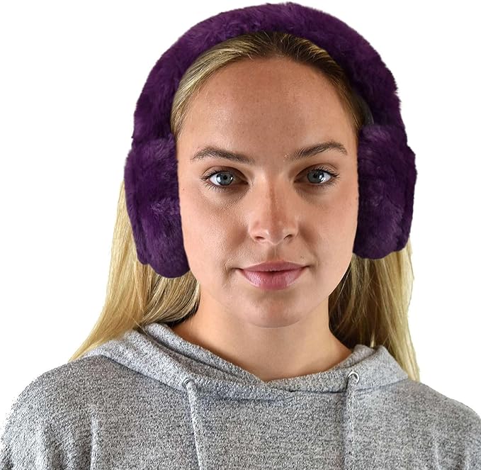 C.C Soft Winter Warm Adjustable Headband Ear Warmer Earmuffs