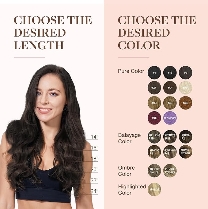 GOO GOO Clip in Hair Extensions Real Human Hair, Remy Human Hair Extensions Clip ins for Women, Natural Human Hair, 26inch 180g 7Pcs, #2 Dark Brown