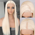 BLL Blonde Wig, Synthetic Lace Front Wigs Pre-Plucked 13x4 HD Glueless Straight 26inch Ready to Wear Pre-toned 613 Blonde Wigs Beginner Friendly Suitable For Daily Party Wear.