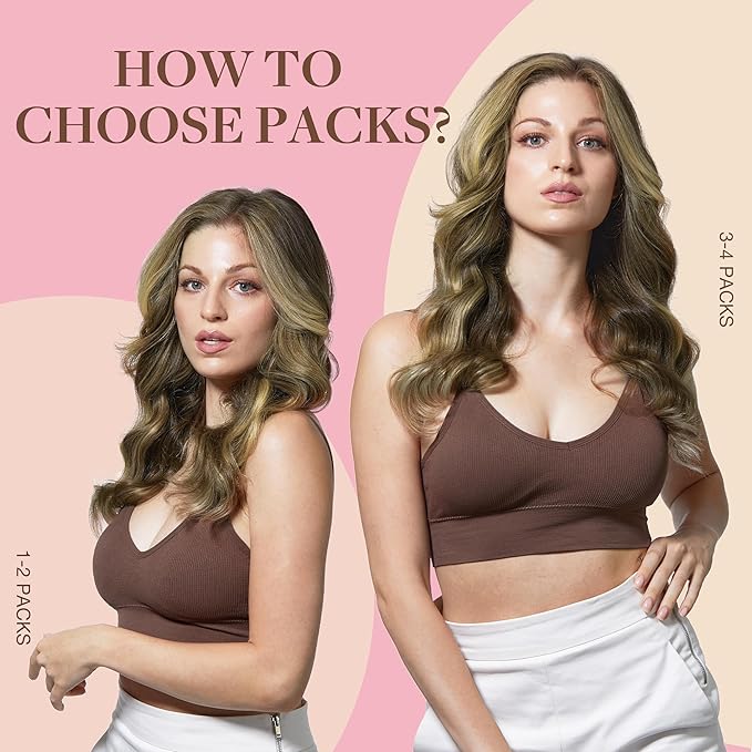 GOO GOO Tape in Hair Extensions Human Hair, 2/6/18 Balayage Brown to Dirty Blonde, 16inch 100g 40pcs, Skin Weft Seamless Invisible, Silky Straight with Thick Ends, Remy Human Hair