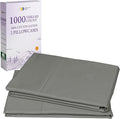 California Design Den King Size Pillows Cases Set of 2-1000 Thread Count Sateen, Soft and Thick 100% Cotton Pillowcases King, Durable - Grey