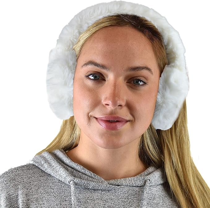 C.C Soft Winter Warm Adjustable Headband Ear Warmer Earmuffs