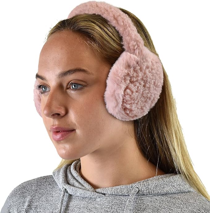 C.C Soft Winter Warm Adjustable Headband Ear Warmer Earmuffs