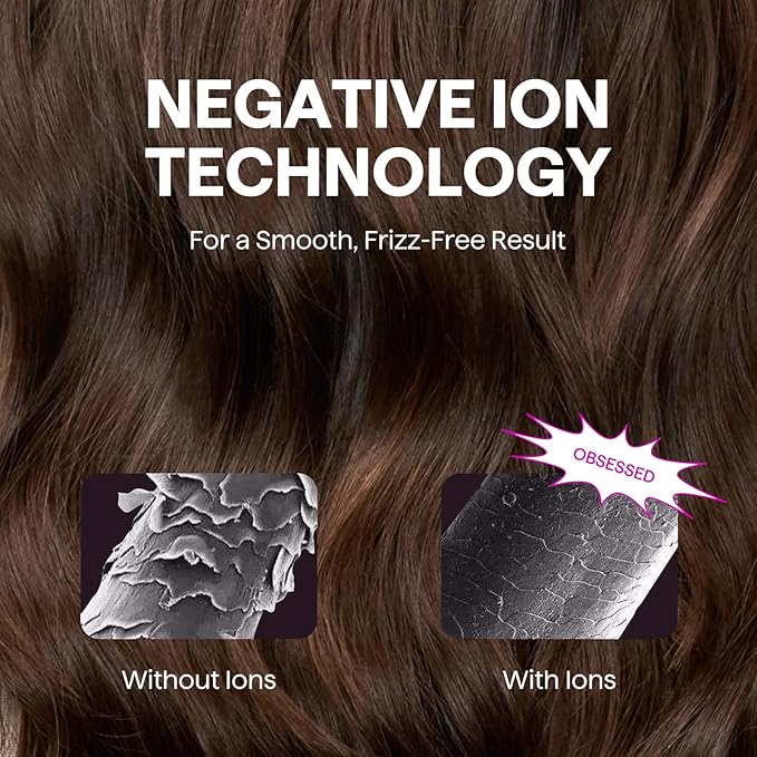 Hair Dryer, Wavytalk Turblow Pro Fast Drying Blow Dryer with Diffuser, High Speed Hair Dryer with 110,000 RPM, Pro Negative Ions for Reduces Damage, Frizz Smoothing, 3 Speeds & 3 Temps, Matte Grey