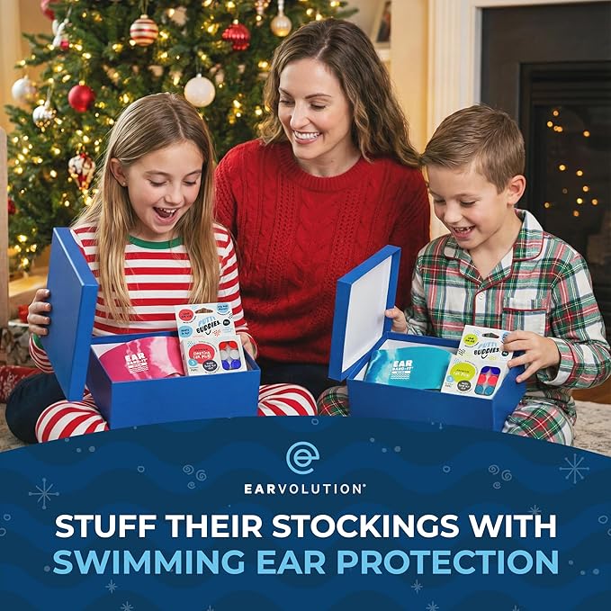 Earvolution Ear Band-It Ultra Swimming Headband for Kids and Adults - Invented by Ear, Nose, and Throat Physician - Custom Anti-Slip Grip Neoprene Maximizes Protection, 12 Color Options, 3 Sizes