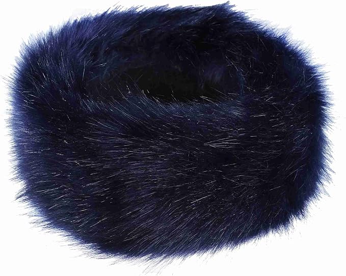 sy soul young Faux Fur Headband with Elastic for Women's Winter Earwarmer Earmuff