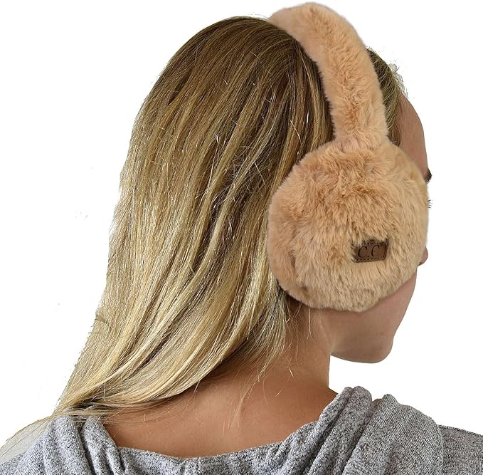 C.C Soft Winter Warm Adjustable Headband Ear Warmer Earmuffs