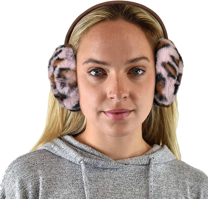 C.C Soft Winter Warm Adjustable Headband Ear Warmer Earmuffs