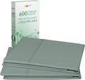 CALIFORNIA DESIGN DEN Luxuriously Soft Hotel Quality 600 Thread Count, 100% Cotton Set of 2 Cases, Crisp & Cool King Pillow Cases 2Pc, Set of 2, Fits King Pillows (Sage)