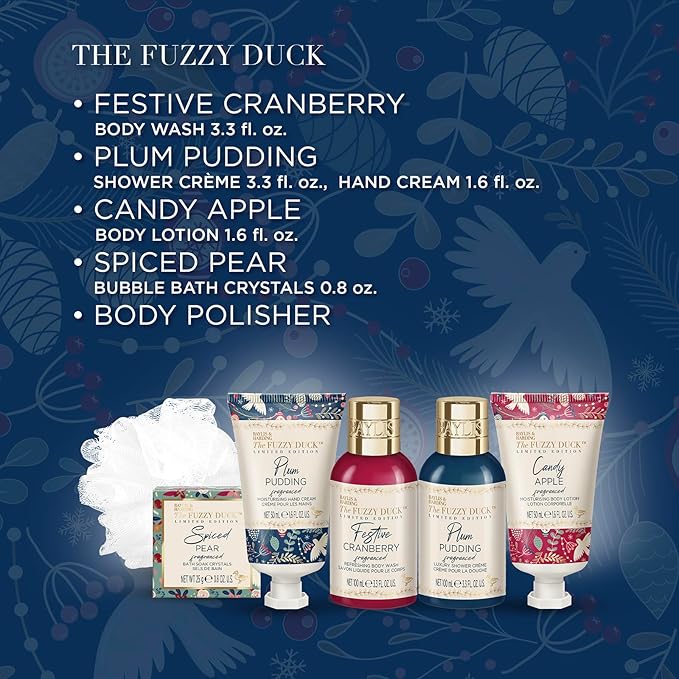 Baylis & Harding Gift Set for Women - The Fuzzy Duck Winter Wonderland Luxury Pamper Present