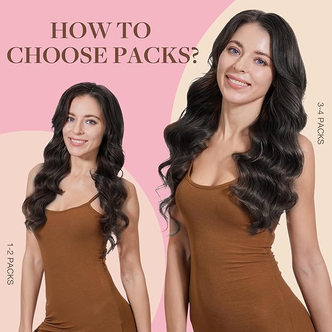 GOO GOO Tape in Hair Extensions Human Hair, 2A Light Brown, 26inch 60g 20pcs, Skin Weft Seamless Invisible, Silky Straight with Thick Ends, Remy Human Hair