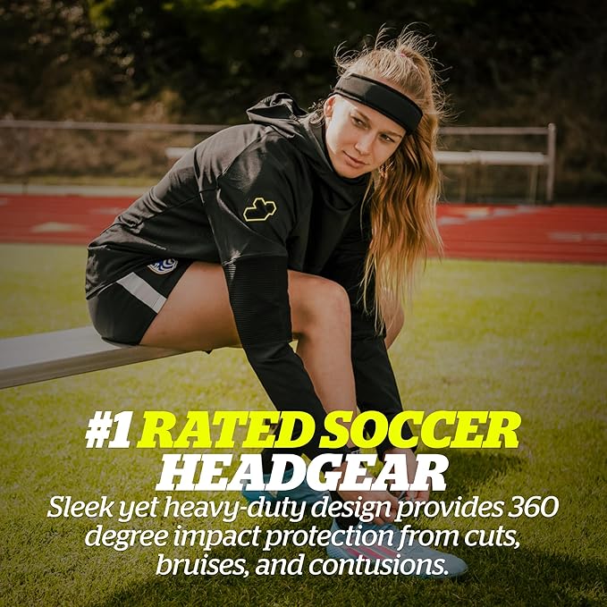 Storelli ExoShield Head Guard, Military-Grade Head Protection, Foam Padding Headband, Official Headgear of US Club Soccer