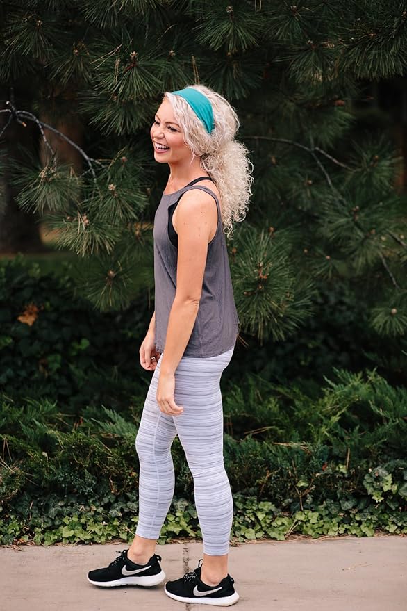 Maven Thread 4" Wide Workout Headbands for Women (2 Pack) – Non-Slip Sweatbands for Gym, Running & Yoga