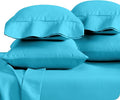 Bare Home Microfiber King Pillowcase Set of 4 - Aqua, 20x40