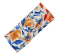 Soft Stretchy Headband, 3-in-1 Versatile Twist Style, One-Piece (Rusty Blues Floral, Child)