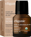 Cliganic Organic Patchouli Essential Oil - 100% Pure Natural Undiluted, for Aromatherapy Diffuser | Non-GMO Verified (Packaging May Vary)