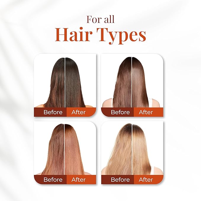 Expert Hair Botox Kit - Anti-Frizz, Thermo-Active, Natural Look, Queratina para El Cabello, 2x 1kg/35.3 oz, For All Hair Types and Textures, Cream, B-tox kit (Smooth + Bio)