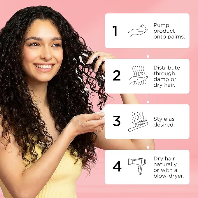 Style Factor EDGE BOOSTER Extra Strength Setting Mousse Travel Size – Frizz Control, Extra Volume, and Conditioning – 2.5oz Emerald Mousse for Curly Hair
