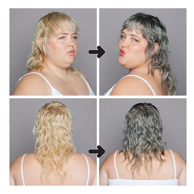 Good Dye Young Color Depositing Mask, DYEposit Color Depositing Conditioner, Toning Treatment, Tone & Enhance Color-Treated Hair - Semi Permanent Hair Dye, Vegan and Cruelty-Free (Silver) 4 fl oz