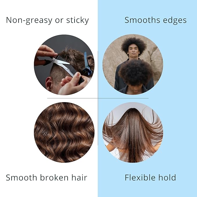 Morfose Extra Aqua Hair Gel Wax with Shiny and Flexible Level 2 Hold, Manage Flyaways, Braids, and Curls, Professional Hair Styling for Women and Men, Chewing Gum Scent, 5.92 fl. oz