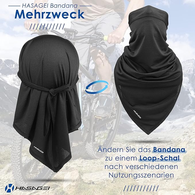Bandanas Skull Caps for Men, Women Breathable Neck Gaiters, Sweat Wicking Do Rags Head Wraps, Helmet Liner Durag